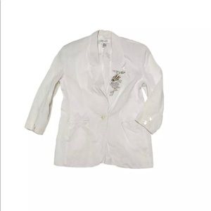VINTAGE LINEN BLAZER